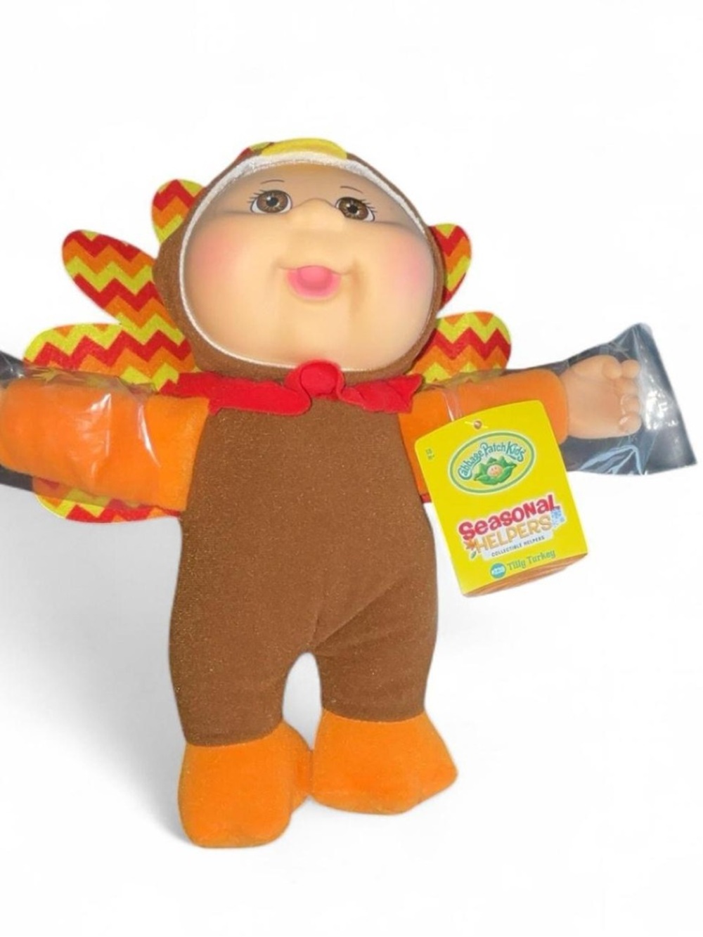 Cabbage Patch Kids Seasonal Helpers Plush Turkey Doll - Brown & Orange